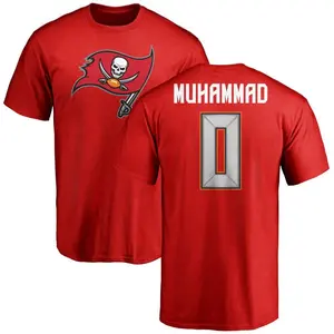 Men's Al-Quadin Muhammad Tampa Bay Buccaneers Name & Number Logo T-Shirt - Red
