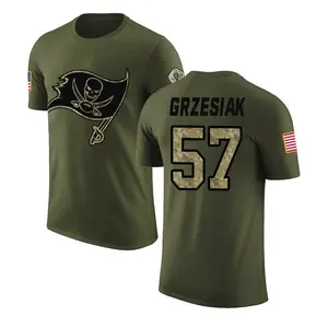Men's Daniel Grzesiak Tampa Bay Buccaneers Olive Salute to Service Legend T-Shirt