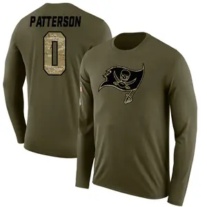 Men's Dean Patterson Tampa Bay Buccaneers Salute to Service Sideline Olive Legend Long Sleeve T-Shirt