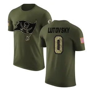 Men's Henry Lutovsky Tampa Bay Buccaneers Olive Salute to Service Legend T-Shirt