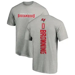 Men's Jake Browning Tampa Bay Buccaneers Backer T-Shirt - Ash