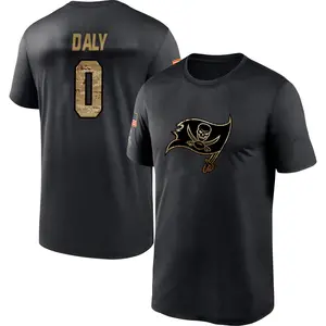 Men's Scott Daly Tampa Bay Buccaneers Black 2020 Salute To Service Performance T-Shirt