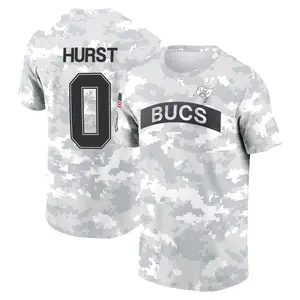 Men's Ted Hurst Tampa Bay Buccaneers Arctic Camo 2024 Salute to Service Performance T-Shirt