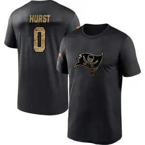 Men's Ted Hurst Tampa Bay Buccaneers Black 2020 Salute To Service Performance T-Shirt