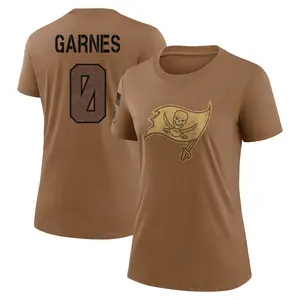 Women's Ayden Garnes Tampa Bay Buccaneers Brown 2023 Salute To Service Legend Performance T-Shirt