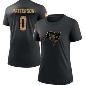 Women's Dean Patterson Tampa Bay Buccaneers Black 2020 Salute To Service Performance T-Shirt