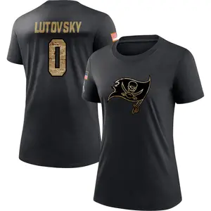 Women's Henry Lutovsky Tampa Bay Buccaneers Black 2020 Salute To Service Performance T-Shirt