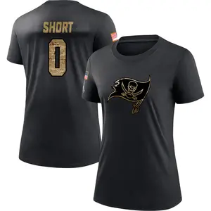 Women's Noah Short Tampa Bay Buccaneers Black 2020 Salute To Service Performance T-Shirt