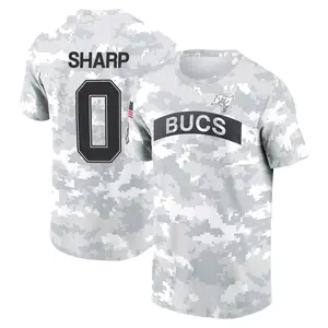Youth Bauer Sharp Tampa Bay Buccaneers Arctic Camo 2024 Salute to Service Performance T-Shirt