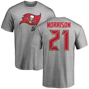 Youth Benjamin Morrison Tampa Bay Buccaneers Name & Number Logo T-Shirt - Ash