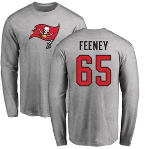 Youth Dan Feeney Tampa Bay Buccaneers Name & Number Logo Long Sleeve T-Shirt - Ash