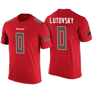 Youth Henry Lutovsky Tampa Bay Buccaneers Red Color Rush Legend T-Shirt