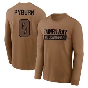 Youth Jack Pyburn Tampa Bay Buccaneers Brown 2023 Salute To Service Long Sleeve T-Shirt