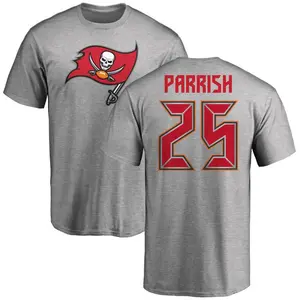 Youth Jacob Parrish Tampa Bay Buccaneers Name & Number Logo T-Shirt - Ash