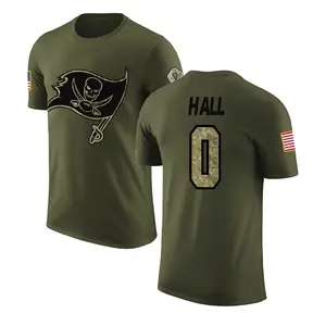 Youth Kemon Hall Tampa Bay Buccaneers Olive Salute to Service Legend T-Shirt