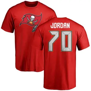 Youth Michael Jordan Tampa Bay Buccaneers Name & Number Logo T-Shirt - Red