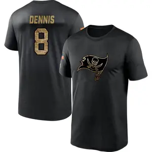 Youth SirVocea Dennis Tampa Bay Buccaneers Black 2020 Salute To Service Performance T-Shirt